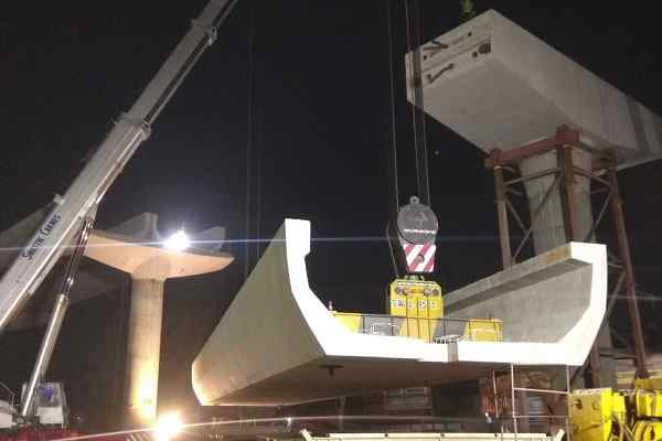 AFCONS Infra placed 300 U-girders on Kanpur Metro priority corridor in record time