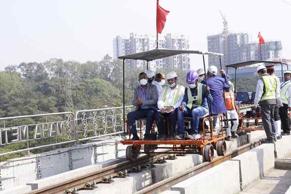 CMRS conducts safety inspection of priority section of Pune Metro Rail Project