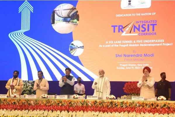 PM Narendra Modi dedicates Pragati Maidan Integrated Transit Corridor to the Nation