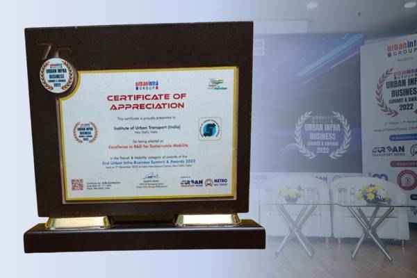 IUT India bags 'Excellence in R&D for Sustainable Mobility' Award 2022