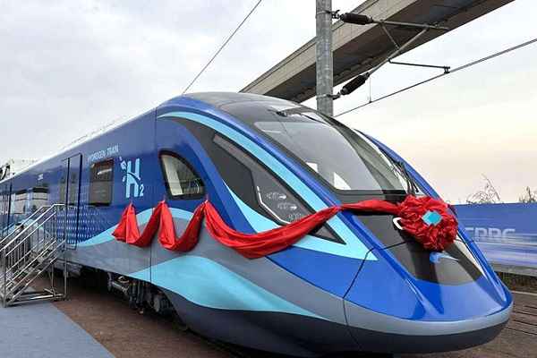China launches first Semi High Speed Hydrogen Powered Passenger Train