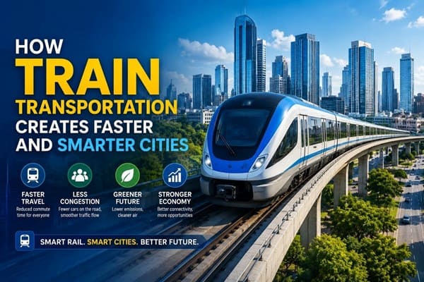 How Train Transportation Creates Faster and Smarter Cities